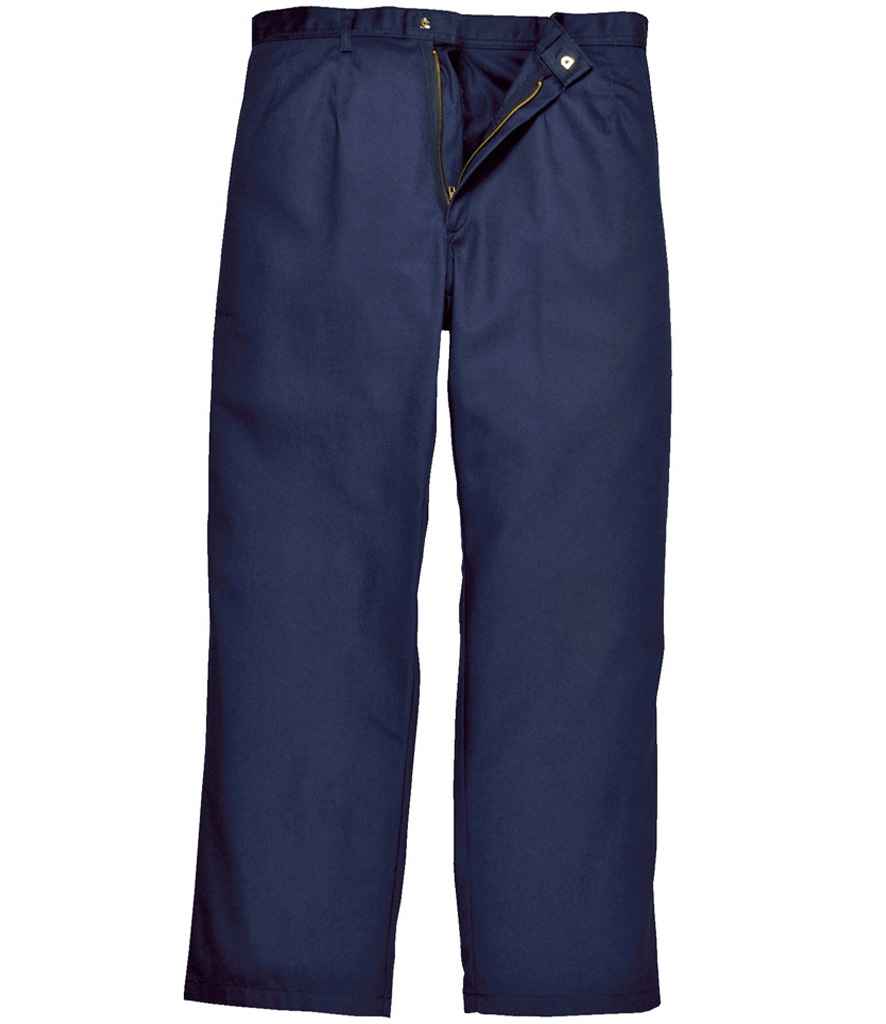 Portwest Bizweld Flame Resistant Trousers - Navy